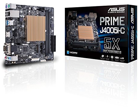 Asus Motherboard Prime J4005I-C Intel Celeron Dual-Core SoC DDR4 HDMI VGA LVDS M.2 Mini ITX Retail