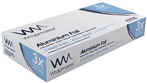 Wrapmaster 4500 Tin Foil Refills - 3x45cmx90m