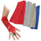 Pailletten-Handschuhe, sortierte Farben, Fasching, Karneval, Mottoparty (rot)
