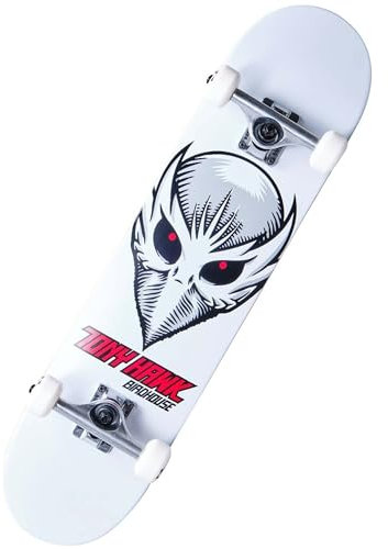 Birdhouse Birdman Head Stage 1 Factory Komplettes Skateboard, Weiß, 19,1 cm