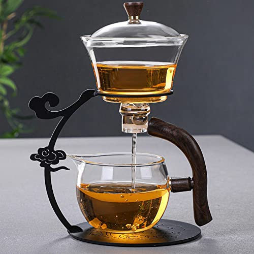 XIALON Théière en verre magnétique semi-automatique pour le bureau
