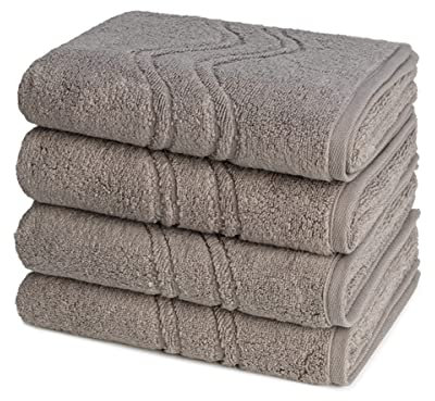 Ross - Cashmere Feeling - 4 X Handtuch - im Set (50 X 100cm Flanell)