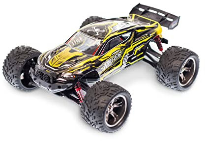 s-idee® X9116 gelb RC Auto Buggy ferngesteuert Monstertruck 1:12 mit 2,4 GHz über 40 km/h