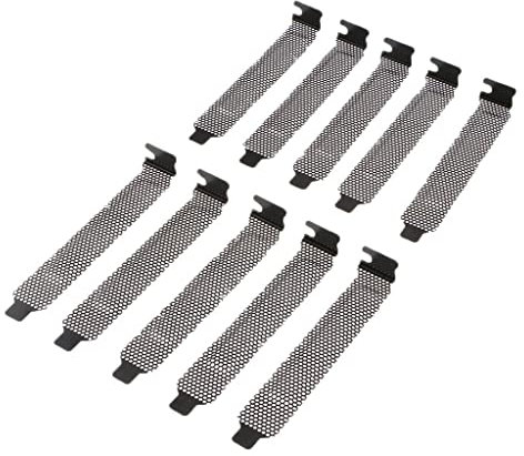 Ronyme 10x PCI Steckplatzabdeckung Staubfilter Blanking mit Schrauben Erhöht Die Wärmeableitung