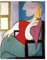 Lasite Pablo Picasso Bilder Leinwand Küche Wandbilder Wohnzimmer Moderne für Schlafzimmer Dekoration Wohnung Home Deko Kunstdruck 1932 Femme assise（70x91cm） 28x36inch,Ungerahmt