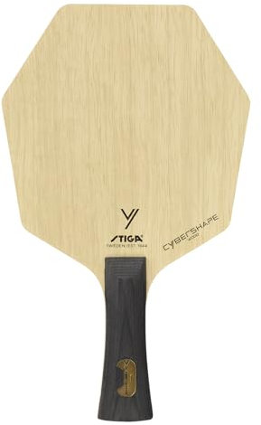 Stiga Cybershape Wood Tischtennis Holz – Tischtennisholz aus Holz mit exklusiver Cybershape-Form - Master