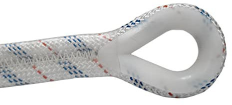 BENIMELI Cuerda Nylon 11mm - Cuerda de Seguridad para Arnés Seguridad Trabajo Altura - SOGA Gruesa de Seguridad para Escalada, Supervivencia, Rappel y Accesorios de Trabajos en Altura