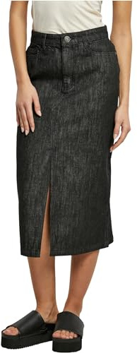 Urban Classics Damen Ladies Midi Denim Skirt