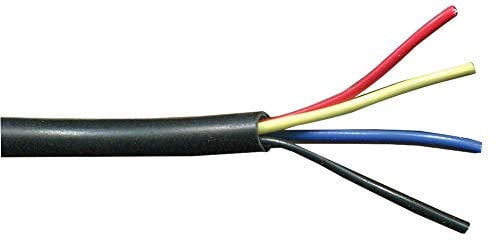 ALARM CABLE 4 CORE TYPE 3 BLACK 100M, Multicored Cable/wire QTY X 1