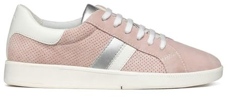 Geox Baskets D Meleda B pour Femme, Lt Rose Optic White, 37 EU