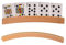 Chansunokku 2 Stück Spielkartenhalter Kinder, Kartenhalter Aus Holz Für Spielkarten, Freisprech Spielkartenständer, Kartenständer Poker Halter Für Kinder, Senioren, Erwachsen, Behinderte