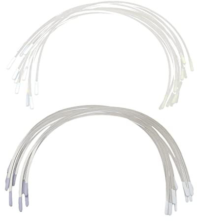 6 Pairs of D Cup and 6 Pairs of E Cup Bra Underwire Replacement - Stainless Steel, Comfortable, and Antirust
