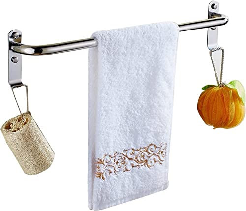 SOYDAN Toallero de Cocina Barra para Toallas Soporte para Toallas de Acero Inoxidable Gancho para Barra única Toallero para Colgar en la Pared Toallero para baño Balcón Toallero para colg