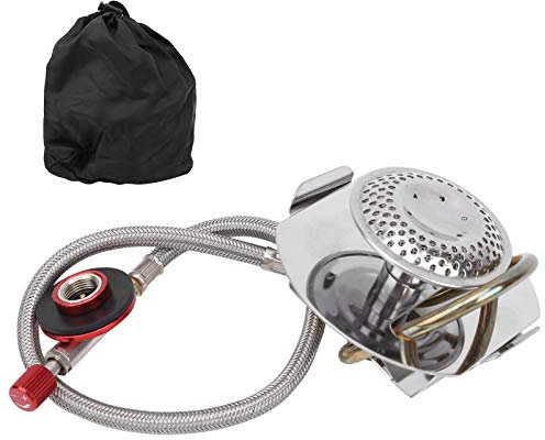 XHTLLO Cuisinière à Gaz De Camping Portable, Mini Four Pour la Cuisine De Pique-Nique De Voyage En Plein Air