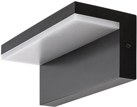 rabalux 77092 Wandleuchte ZARAGOZA LED 10W 4000K IP54 Kunststoff schwarz weiß H:8cm B:21cm