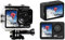 Andoer 4K 60FPS Action Camera 24MP WiFi Sports Camera 170° Wide Angle Lens Dual Screen Anti-Shake 30M Waterproof with Waterproof Housing Mounting Accessories Kit for Diving Surfing Skiing Cycling