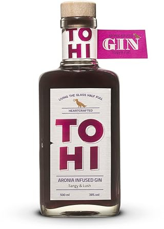 TOHI Aronia Infused Gin | Il gin premiato dall'Estonia | Edizione Limitata | Aronia e Ginepro | 500ml