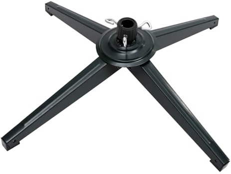 OKUMEYR Weihnachtsbaumständer Aus Stabilem Eisen Faltbarer Christbaumhalter Für Künstliche Und Echte Bäume Sichere Fixierung Mit Flacher Sperrplatte Für Innen Und Außenbereich