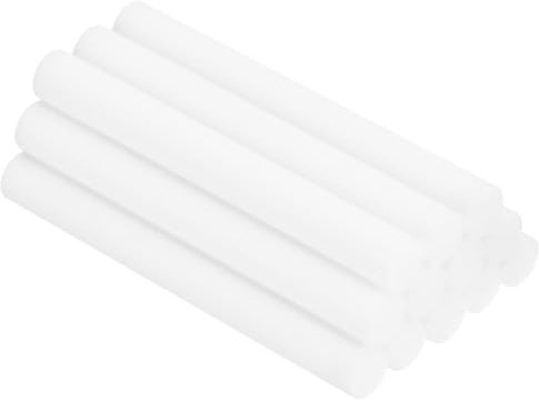 QUARKZMAN 12 Stück Luftbefeuchter Baumwollstab, 9x80mm Luftbefeuchter Sticks Filter Ersatzdochte, Diffuser Stick Nachfüllung Mini für Schlafzimmer Luftbefeuchter Diffusor im Büro