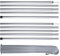 NAKIHOUSE 2 Stück Zeltstangen mit Aufbewahrungstasche, Aluminium Zeltstange Teleskopstange für Tarp, Zelt, Sonnensegel, Camping, verstellbar von 40cm-200cm, Silber