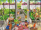 Buffalo Games Sapphire Select – Tracy Flickenger – Gartenhaus, Gewächshaus – 1000-teiliges Puzzle – Herausfordernd und lustig – Puzzlebrett mit Blauer Rückseite – Geschenkbox – Poster in voller Größe