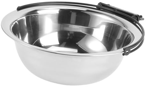 Angoily Bol Suspendu Acier Inoxydable pour Animaux Gamelle Anti-Renversement Capacité Importante Bol Nourriture Pratique pour Cage Chien et Chat