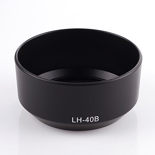 FOTGA Pare-Soleil Lens Hood pour Olympus M. Zuiko Digital 45mm F1.8 1:1.8 comme LH-40B - Noir
