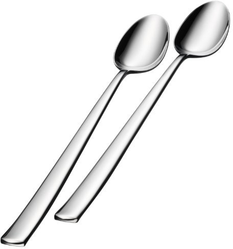 WMF Bistro Set 2 cucchiai Lunghi da Gelato in Acciaio Inox