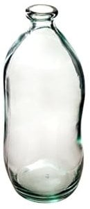Atmosphera - Vase Dame Jeanne - Verre recyclé - Transparent H35 cm