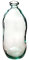 Jarrón Botella Uly Cristal Reciclado Transparente, 35 cm de Alto