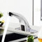 Yosoo Automatischer Wasserhahn mit Infrarot-Sensor, Wasserhahn für Badezimmer, Mischbatterie für Warm- und Kaltwasser, Chrom-Finish