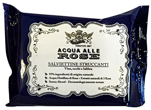 NEUTRO ROBERTS Set 6 Make Up Remover Wipes Acqua Rose X 20 Pieces Soaps And Cosmetics