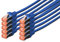 DIGITUS Câble LAN Cat 6-5m - 10 pièces - RJ45 Câble réseau - S/FTP Blindé - Compatible Cat 6A & Cat 7 - Bleu