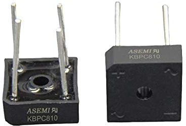 ASEMI KBPC810 (Pack of 6pcs) Single Phase 8A1000V Bridge Rectifier Didoe for Phone Adapter…