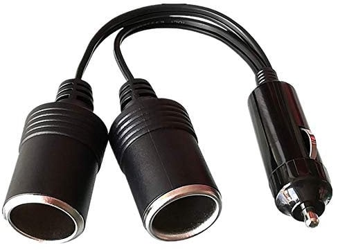 GTIWUNG Auto Motorrad Zigarettenanzünder Stecker Adapter DREI-Wege-Buchse Splitter, 1 bis 2 KFZ Auto Zigarettenanzünder Stecker 12V/24V