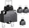 CLDIY Disjoncteur 12 A avec protection thermique contre les surcharges 88 Series Manuel Push Button Reset avec bornes à connexion rapide et capuchon étanche 32 V CC ou 125/250 VAC 4 pièces