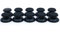 DollaTek 10 Piezas ABS Joystick Mushroom Head Stick analógico para PS4 - Negro