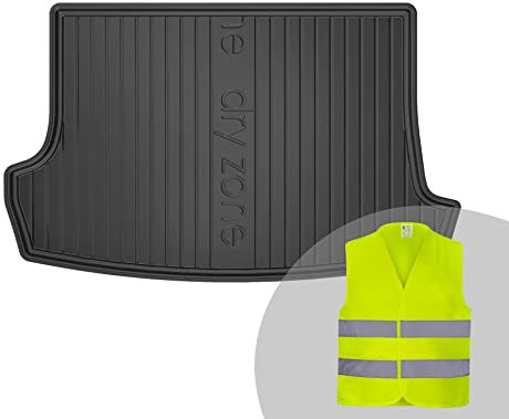 FROGUM DryZone Gummimatte Ganzjährige Praktische Auto Kofferraummatte Kofferraumwanne passend für Volkswagen T-ROC ab 2017 | Hohe Kante | Robust und langlebig