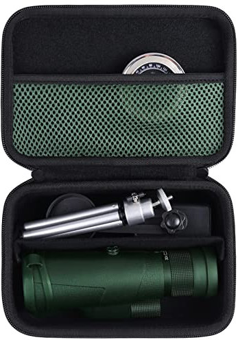 Khanka Hartschalen-Teleskop-Aufbewahrungsbox, Ersatz für Gosky 12 x 55, Titan 12 x 50 / Pankoo 40 x 60, 16 x 52, 12 x 50 / Spannweitenoptik 12 x 50 Hochleistungs-Monokular-Teleskop Nur