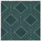 Super fresco Savile Row Geometric Teal Blue Metallic Wallpaper
