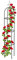 Relaxdays Supporto ad Obelisco per Rampicanti, Alto 200cm, Graticolati da Giardino per Piante, Rose Edere, Metallo, Nero, Acciaio
