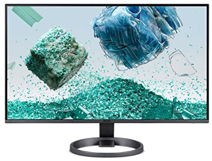 Acer Vero RL272 Monitor 27 Zoll (69 cm Bildschirm) Full HD, 75Hz, 4ms(GTG), 2xHDMI 1.4, VGA, HDMI FreeSync, dunkelgrau
