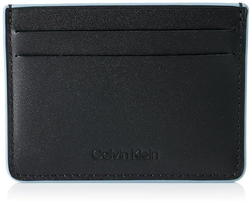Calvin Klein Ck Edge Ccholder 6Cc Geldbörsen, Herren, Schwarz (Ck Black), Os