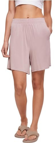 Urban Classics Damen Shorts Ladies Modal Shorts duskrose 5XL