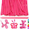 100 Pezzi Palloncini Modellabili, Rosa Magici Palloncini Lattice, Palloncini Lunghi Modellabili, Palloncini di Magici Modellazione, per Feste, Compleano, Matrimonio, Anniversari Decorazione