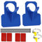 Schwimmbadrohrhalterung, Pool Schlauchhalter Knickschutz, Swimming Pool Pipe Holder, Pool Schlauchhalterung, Kunststoff Pool Schlauchhalter,Pool Rohrhalterung,für Weniger als 38mm Poolschlauch,Blau