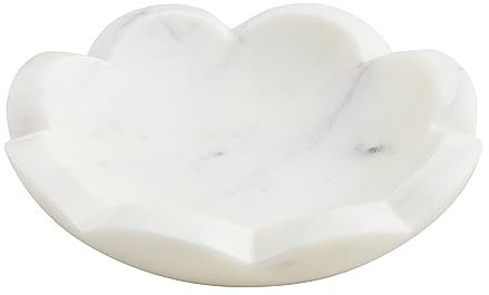 Mud Pie Marmor-Schale, gewellt, 11,4 x 11,4 cm