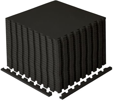 BIGGAMATS Gym Flooring Mat, EVA Foam Exercise Mats, Interlocking Non-Slip Sport Mats, Home Workout, Kids Playmat, Pet Mats and Protective Swimming Pool, Hot Tub Outdoor Underlay Matting 50cm x 25