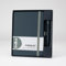 Soulbook Notizbuch mit Kugelschreiber, Geschenkset, A5 dotted Punktraster - 176 Seiten - PU-Hardcover - Cover Denim Blue