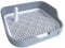 Colcolo Haustier-Trainingspads-Halter, Hundetöpfchen-Pad, Netzgitter-Toilette, Haustier-Trainingstoilette für kleine und mittelgroße Hunde, grau